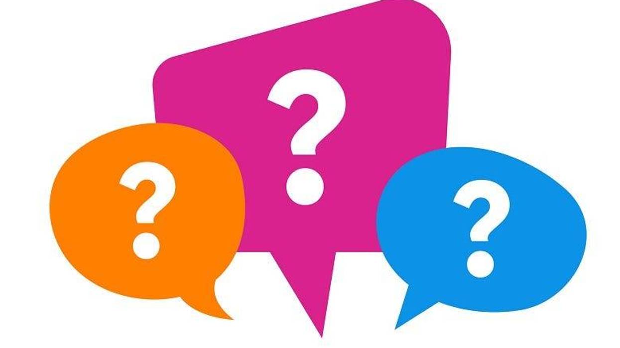 question marks