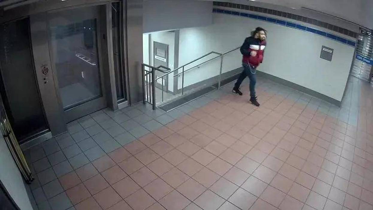 Quindell Campbell is seen in surveillance video on Jan. 25, 2020, fleeing the scene of a sexual assault in LOVE Park.