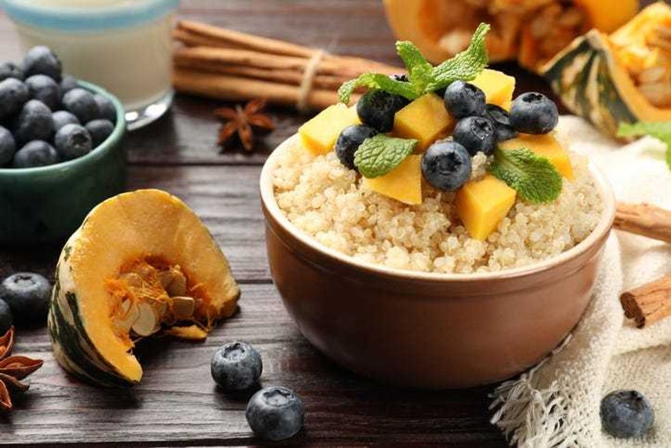 Quinoa and fruit