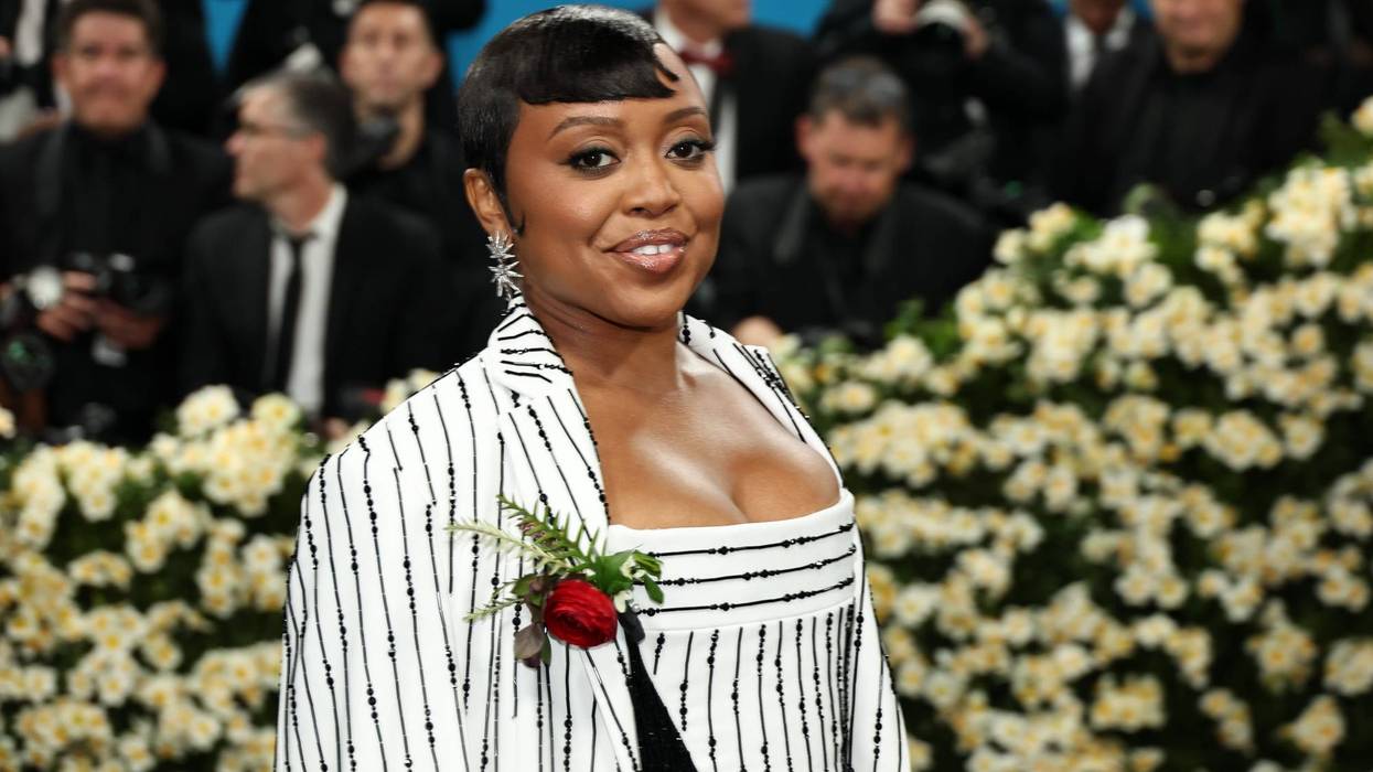 Quinta Brunson attends the 2025 Met Gala celebrating "Superfine: Tailoring Black Style" at the Metropolitan Museum of Art on May 5, 2025 in New York City.