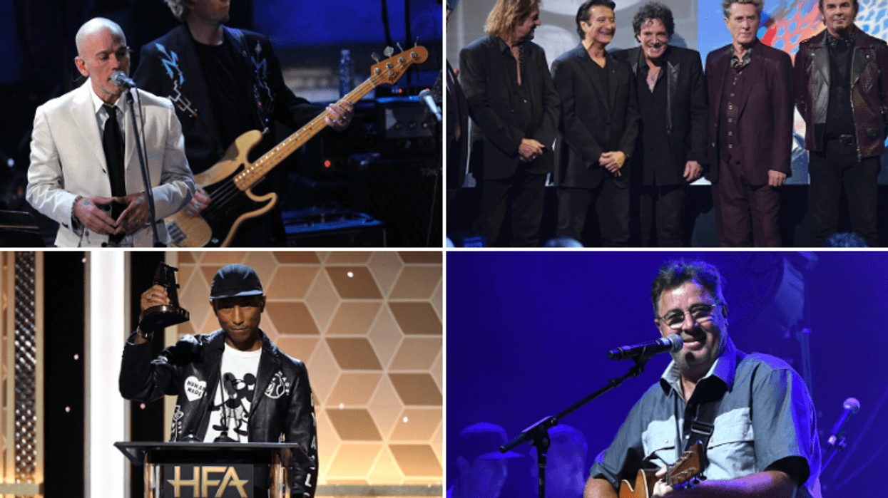 R.E.M., Journey, Vince Gill, Pharrell