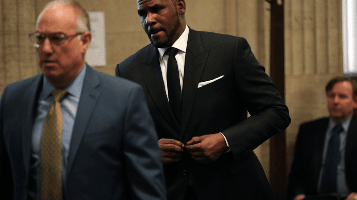 R. Kelly and his attorney Steve Greenberg