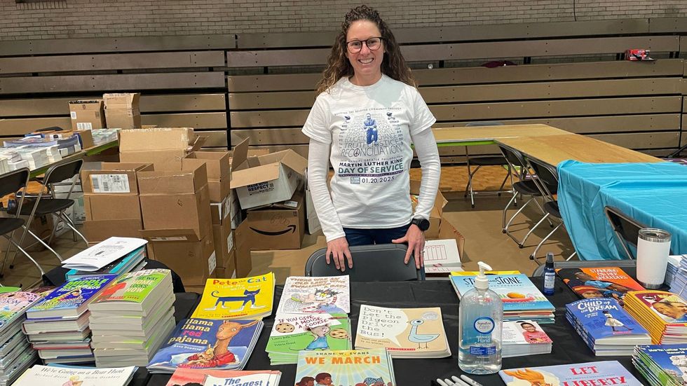 Rachelle Ferrelli with Book Trust said the nonprofit is upholding Martin Luther King