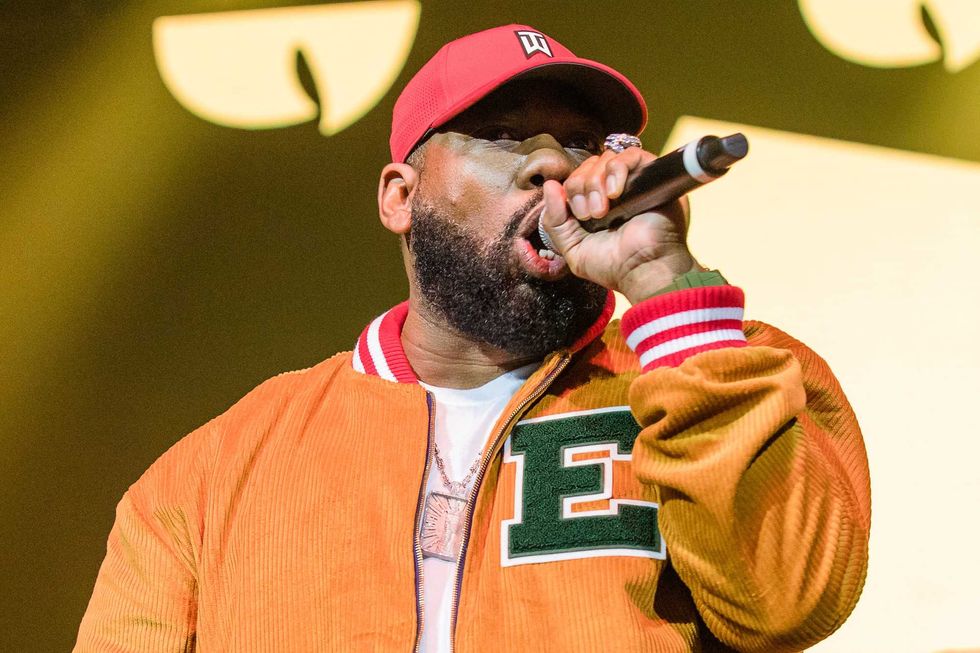 Raekwon of Wu Tang Clan performs live on stage at Espaco Unimed on April 2, 2023 in Sao Paulo, Brazil.