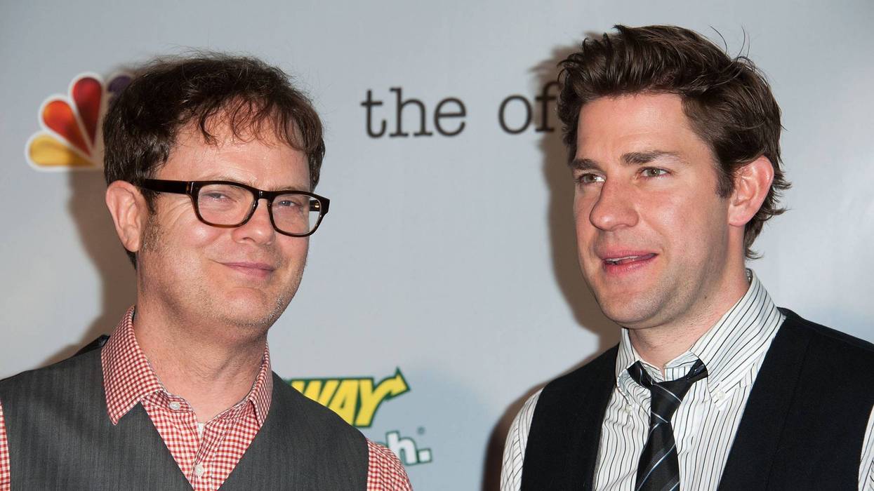 Rainn Wilson and John Krasinski