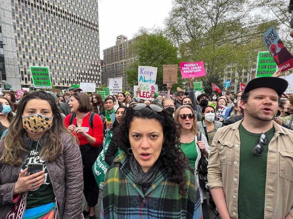 Rally crowd