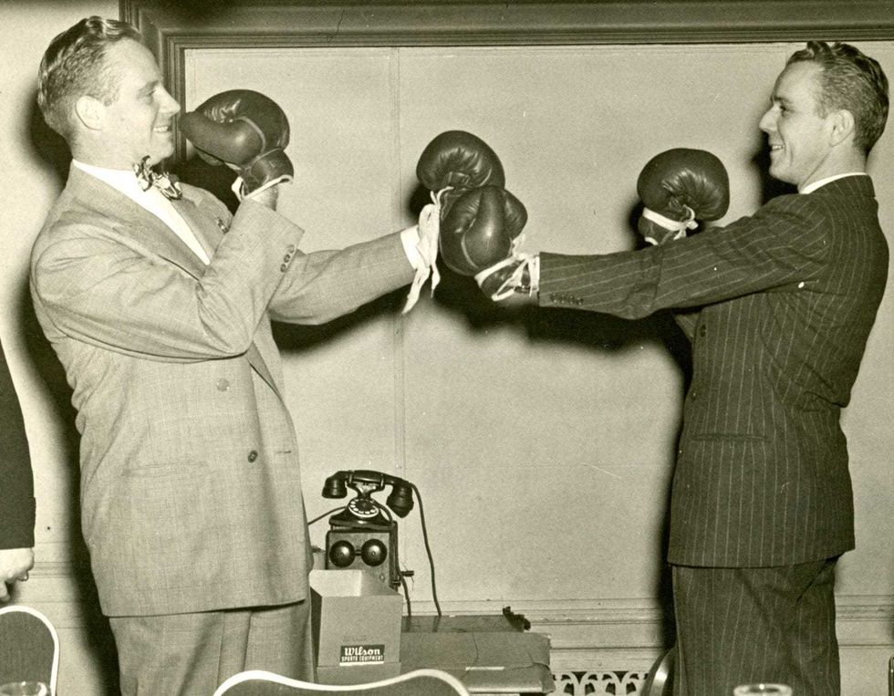 Ralph Hubbell and Jim Wells