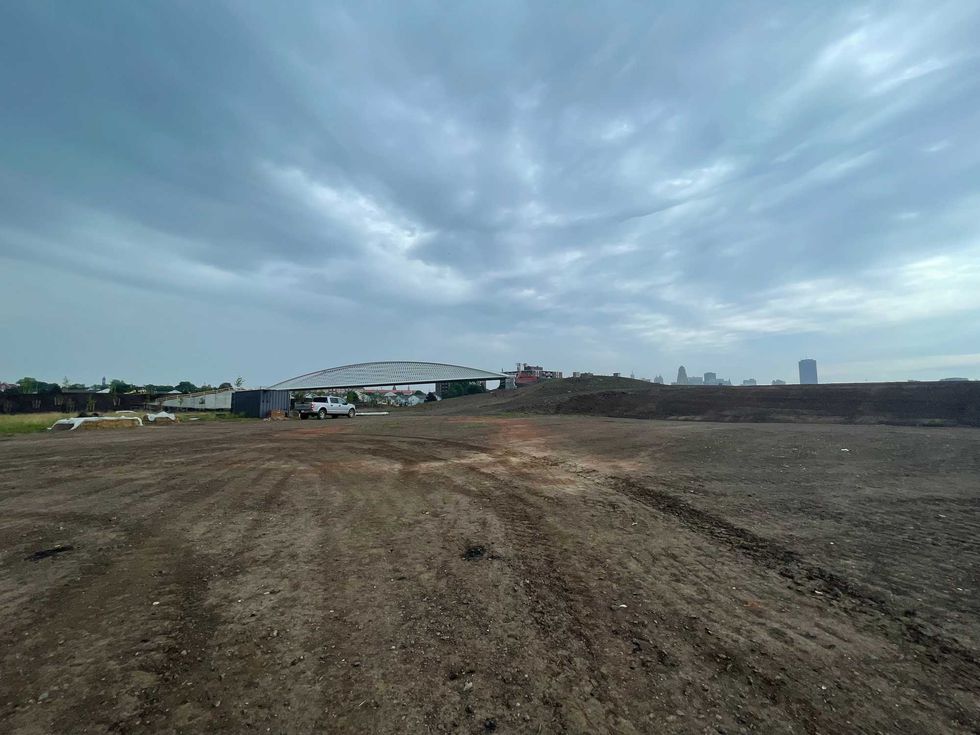 Ralph Wilson Centennial Park construction