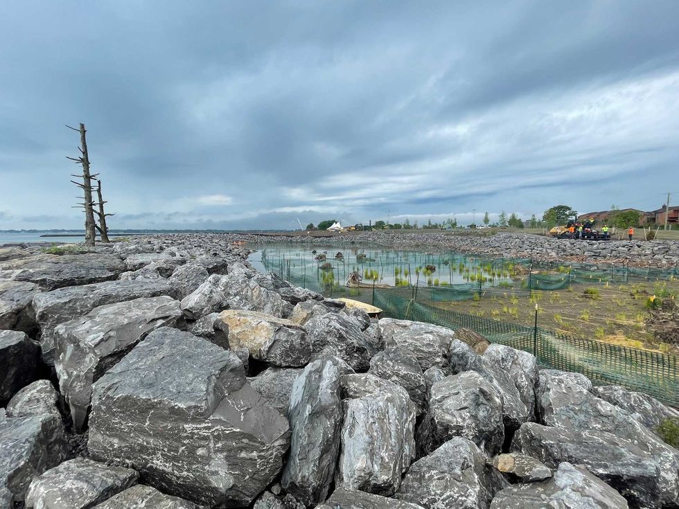 Ralph Wilson Centennial Park construction
