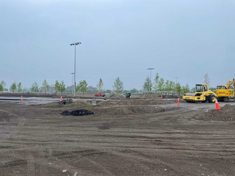 Ralph Wilson Centennial Park construction