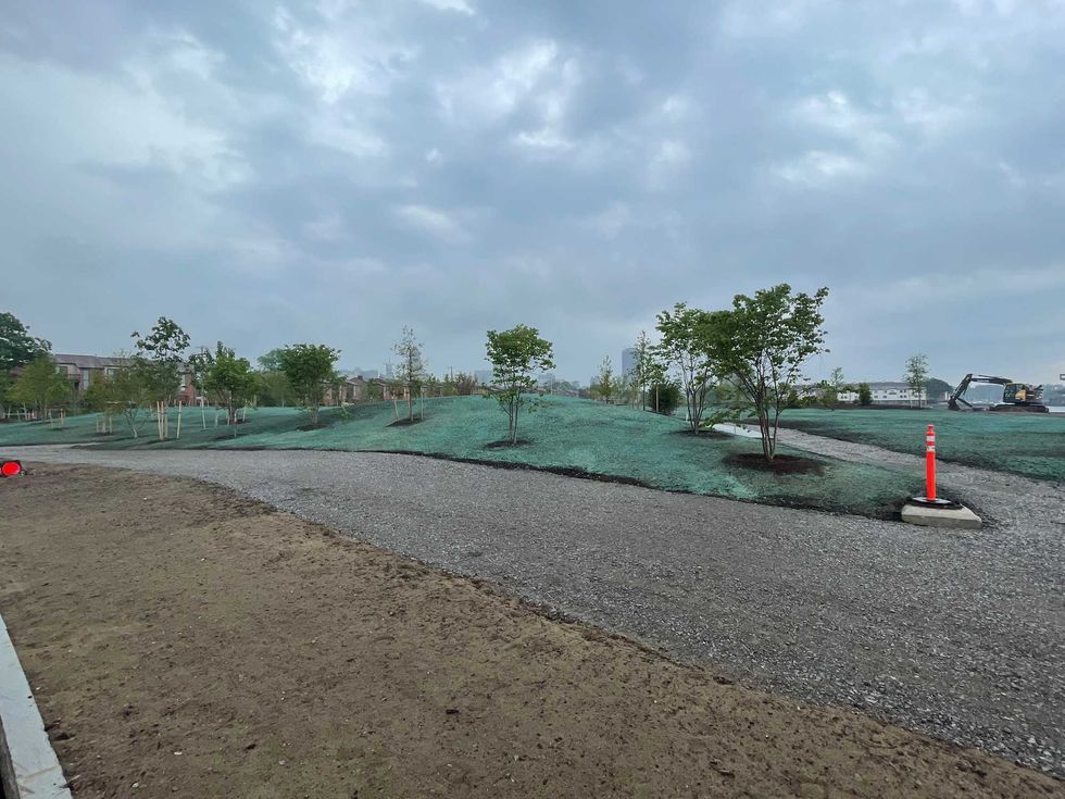 Ralph Wilson Centennial Park construction