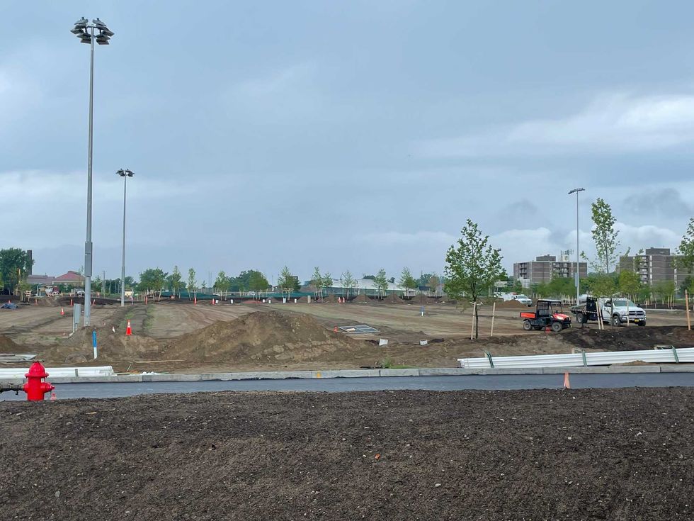 Ralph Wilson Centennial Park construction