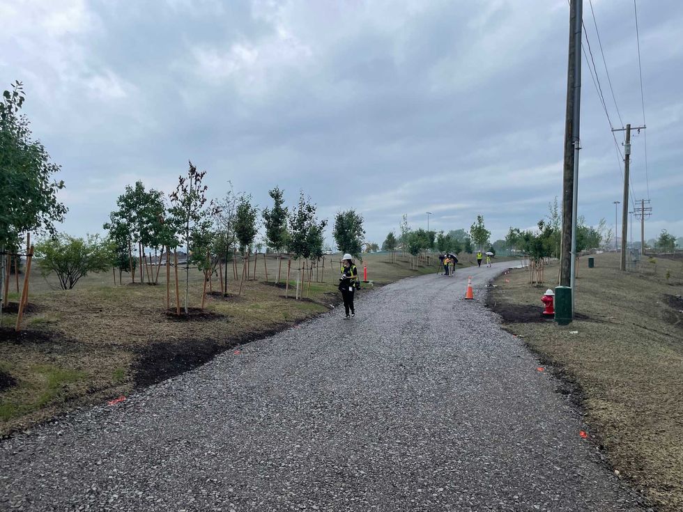 Ralph Wilson Centennial Park construction