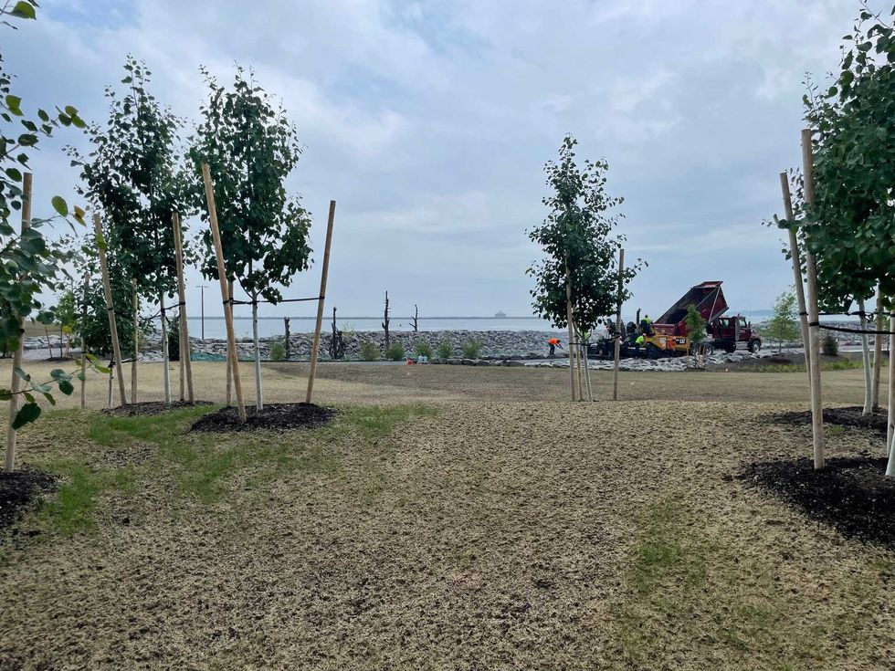 Ralph Wilson Centennial Park construction