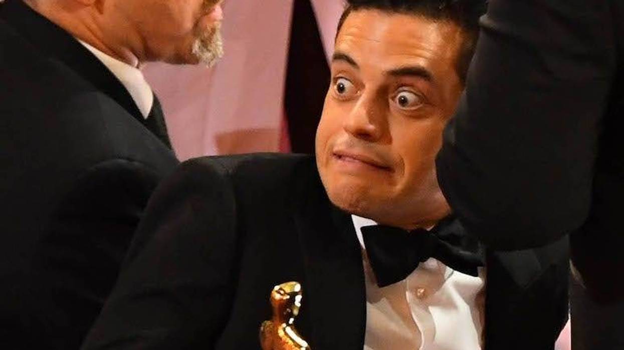 Rami Malek, Oscar, Trophy, 91st Academy Awards, Grimace, Funny Face