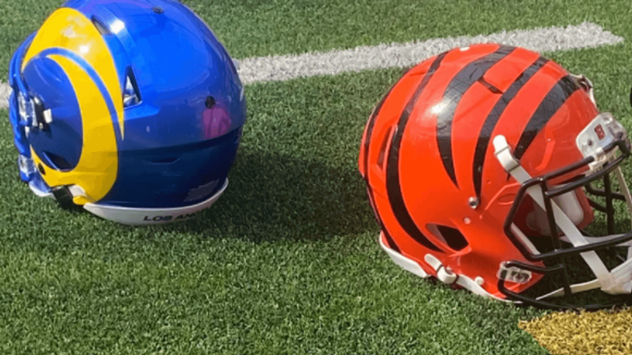 Rams Hat and Bengals hat
