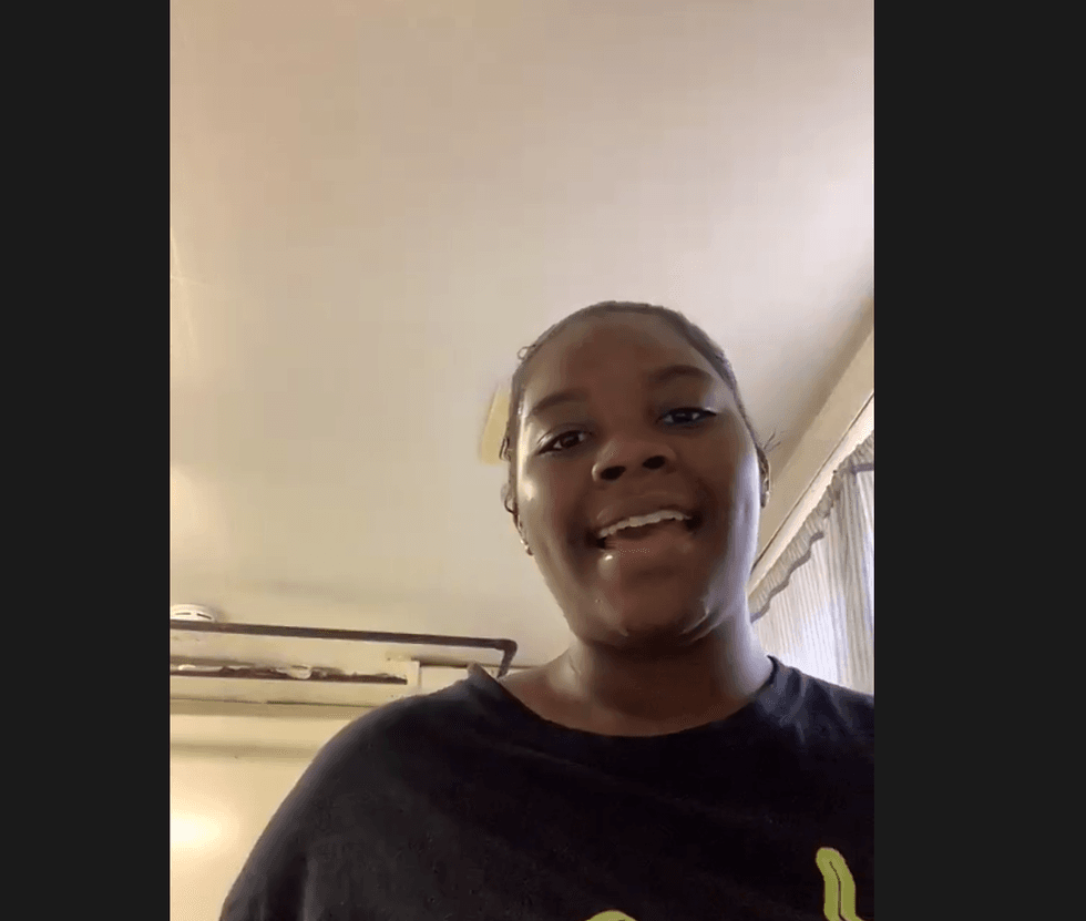Randolph Technical High School senior Akira Webster.