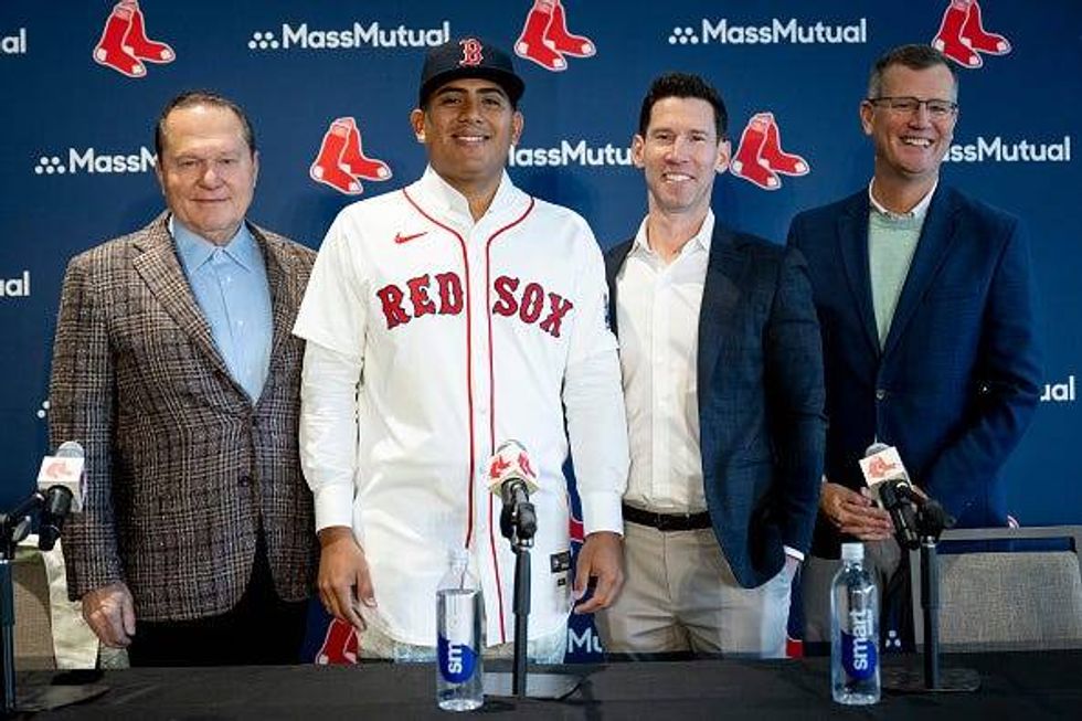 Ranger Suarez, Craig Breslow, Sam Kennedy and Scott Boras