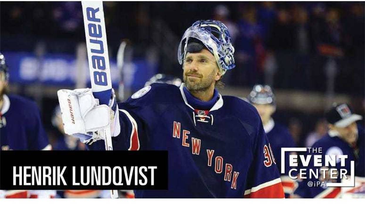 Rangers goaltender Henrik Lundqvist makes a save in front of Vegas Golden Knights right wing Alex Tuch on Dec. 16, 2018, at Madison Square Garden.