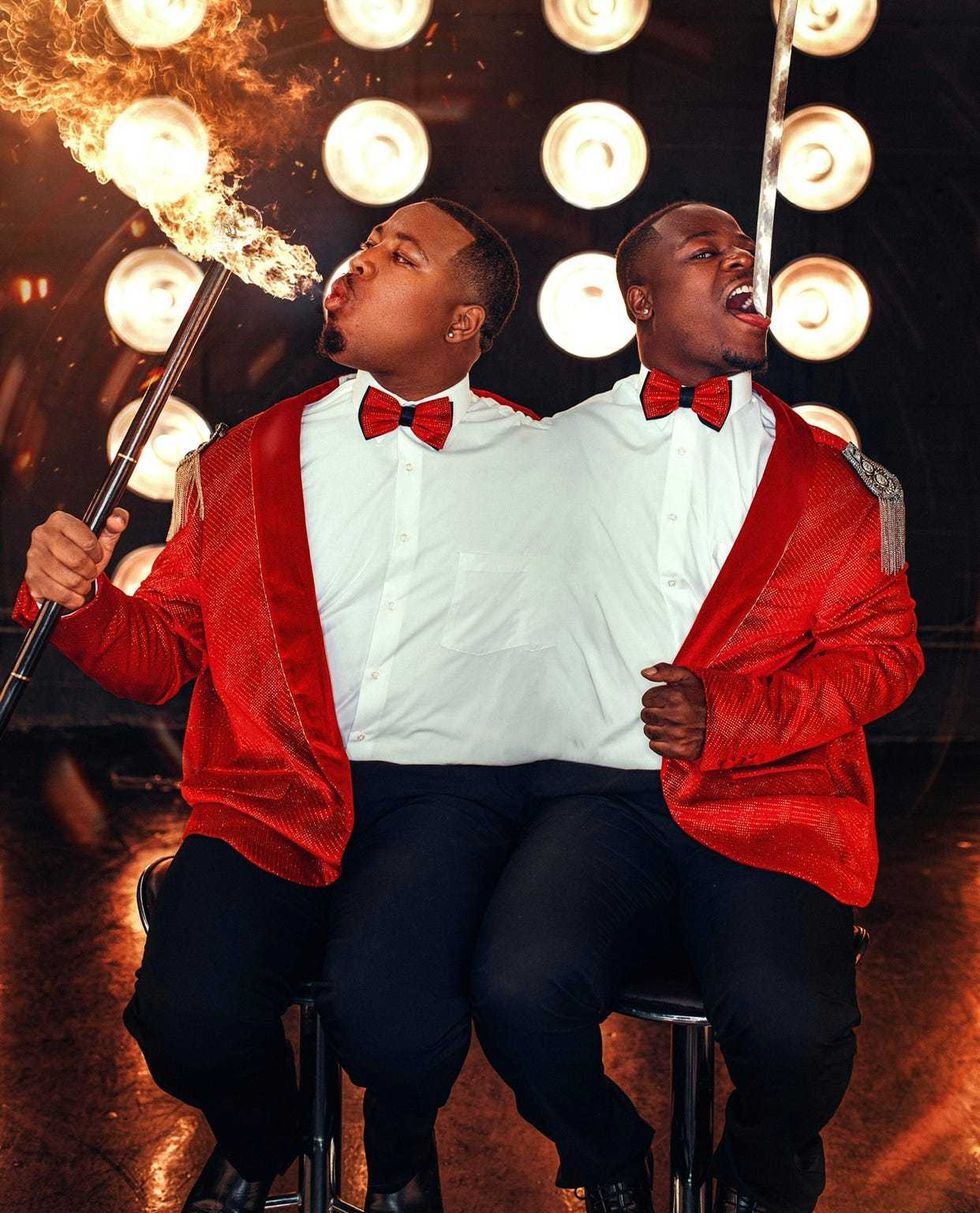 Rap Duo TT and Prince Pierre aka the "Freaky Boiz"