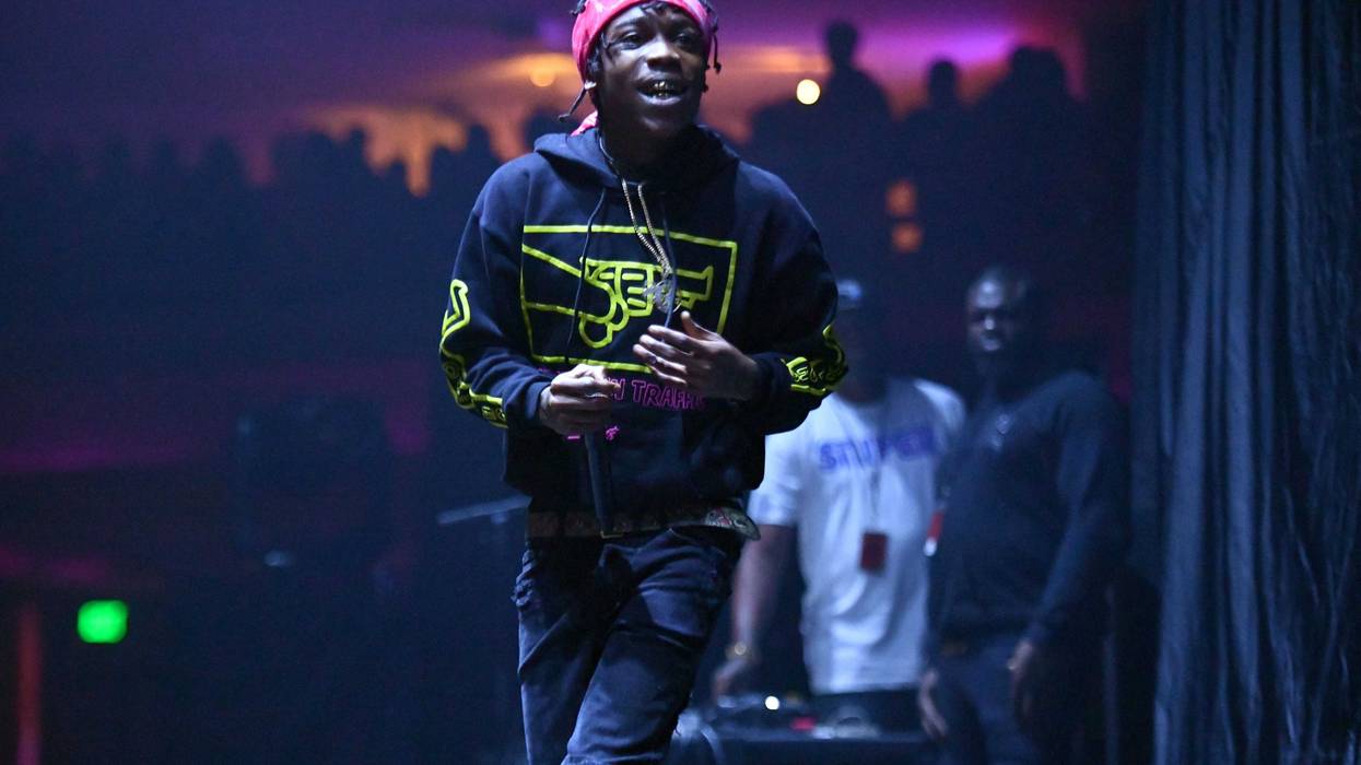 Rapper 22gz performs onstage at Hollywood Palladium on March 20, 2019 in Los Angeles, California.