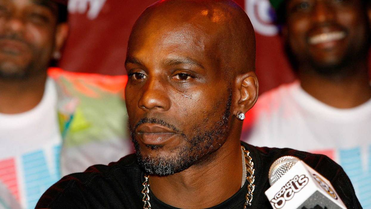 Rapper DMX speaks during the 2012 Rock the Bells Festival press conference and Fan Appreciation Party on at Santos Party House on June 13, 2012 in New York City