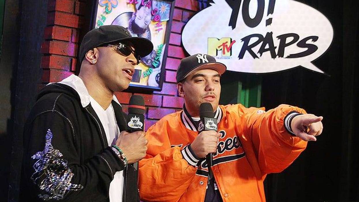 Rapper LL Cool J and Yo! MTV Raps host Cipha Sounds