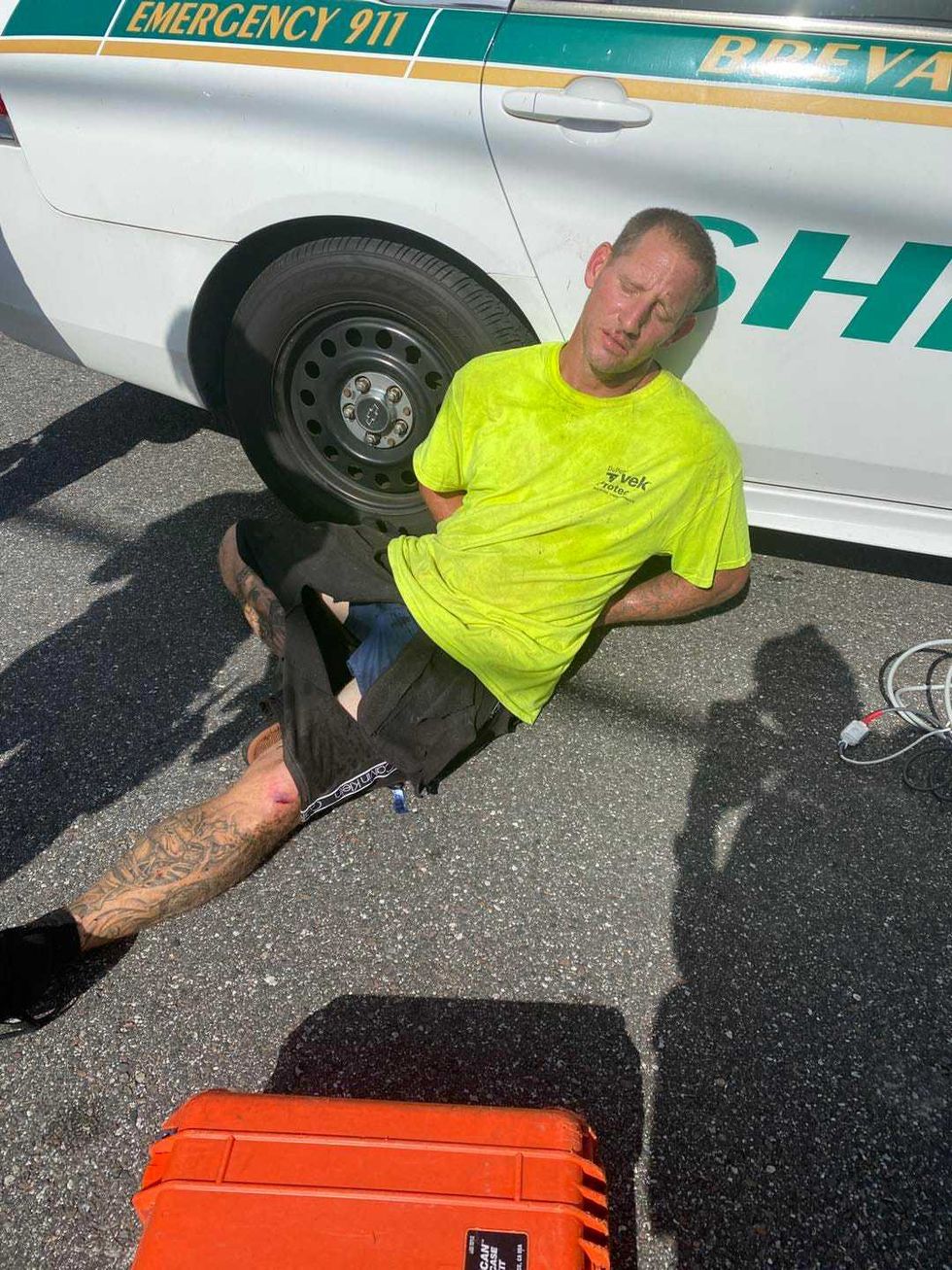 Florida man allegedly threw a BBQ grill at police while running from ‘road rage’ scene
