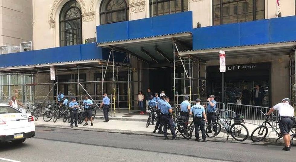 READ: Protesters swarm Convention Center ahead of Trump's speech