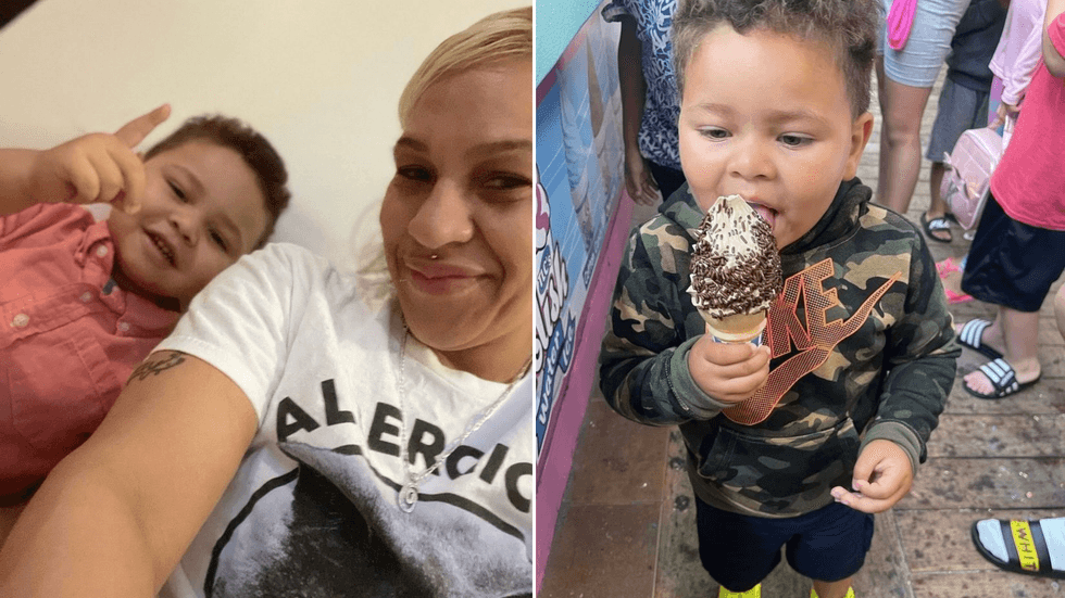 Rebecca Malave and her son Armani were injured in a hit-and-run