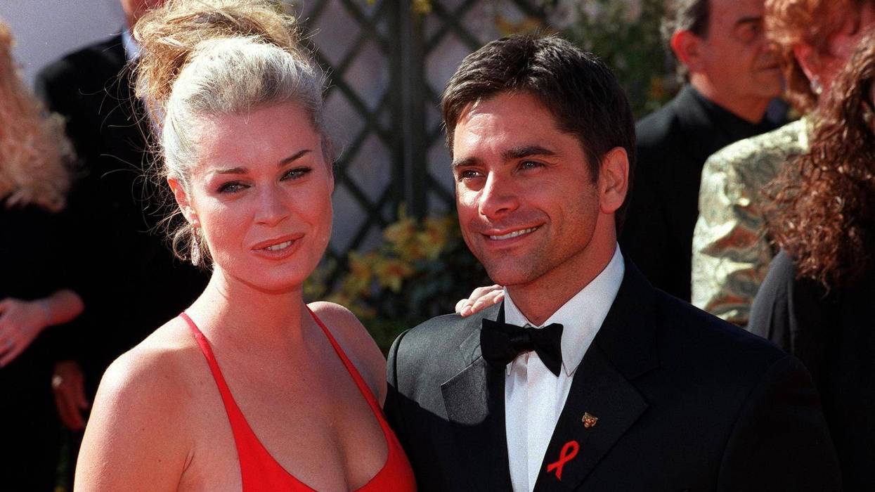 Rebecca Romijn, John Stamos