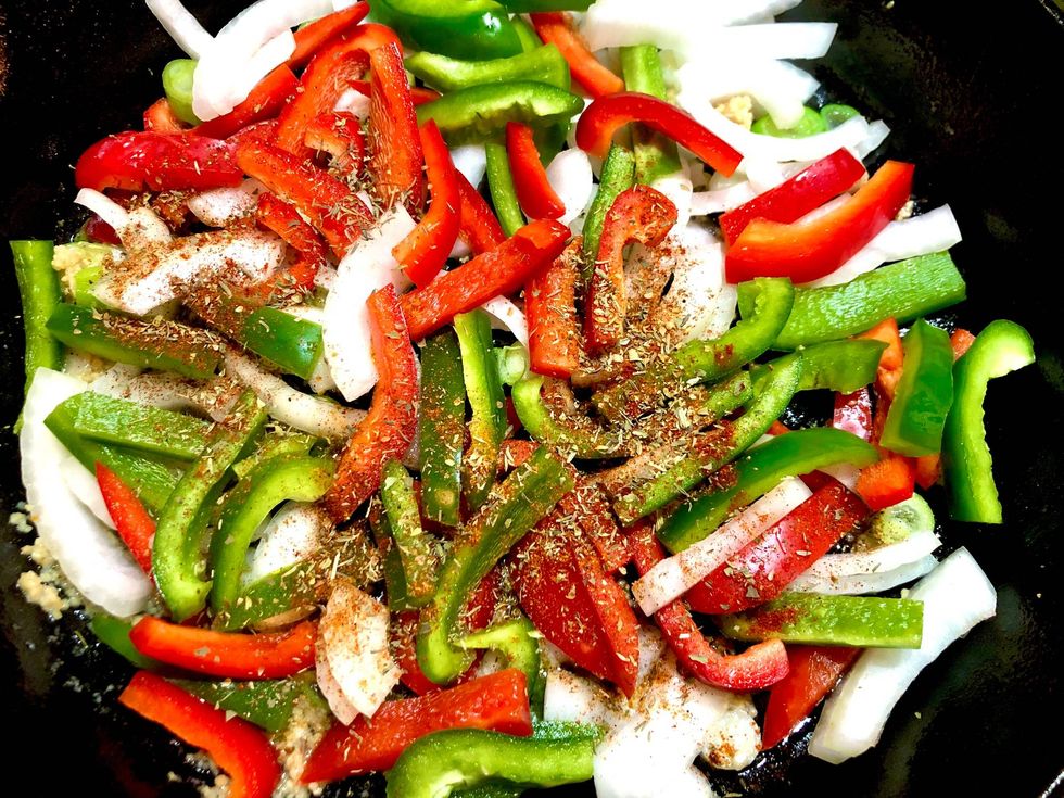 Recipe: Shrimp & Smoked Cheddar Grits with Tasso Gravy and Andouille Sausage