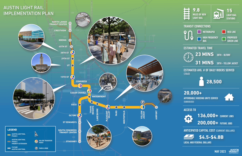 Recommended first phase of Project Connect.