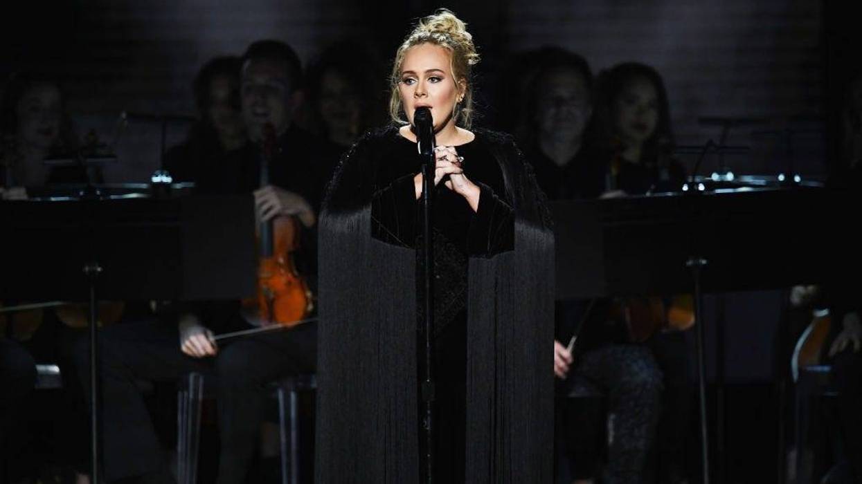 Recording artist Adele performs onstage during The 59th GRAMMY Awards at STAPLES Center on February 12, 2017 in Los Angeles, California.