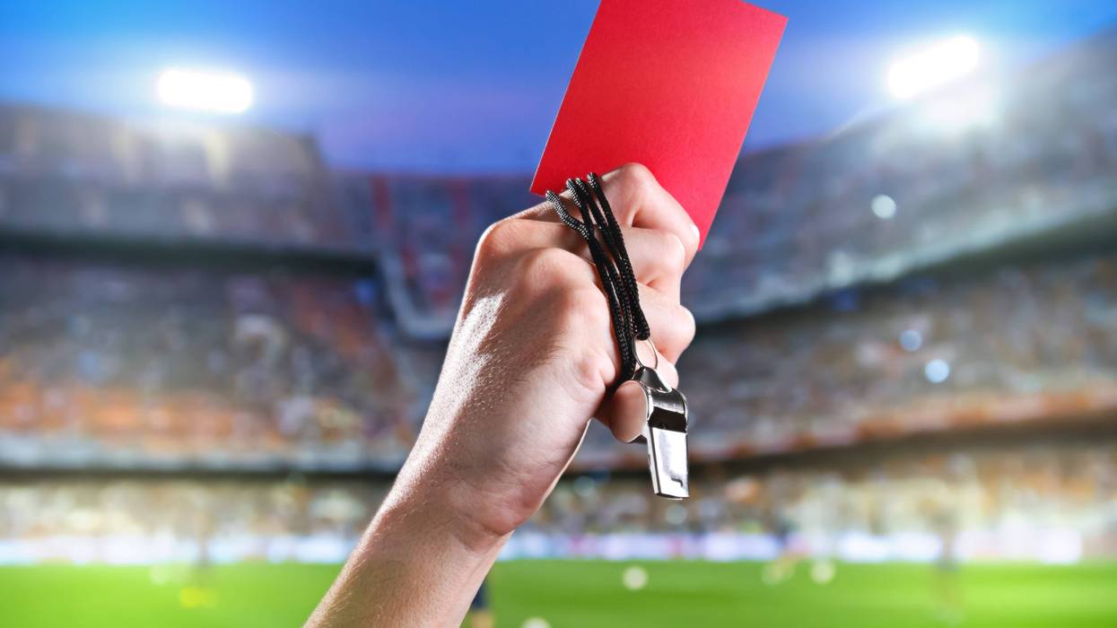 red card
