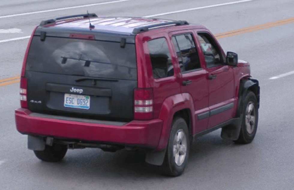 Red Jeep