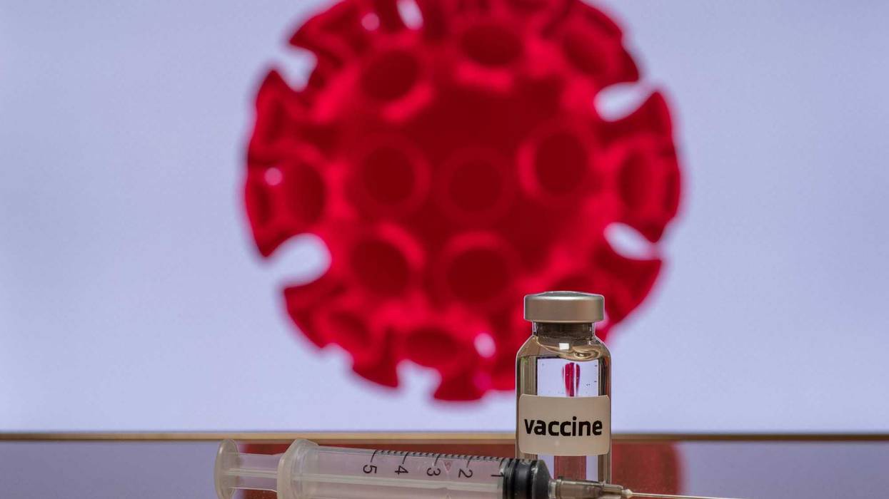 Red virus 3d model and vaccine