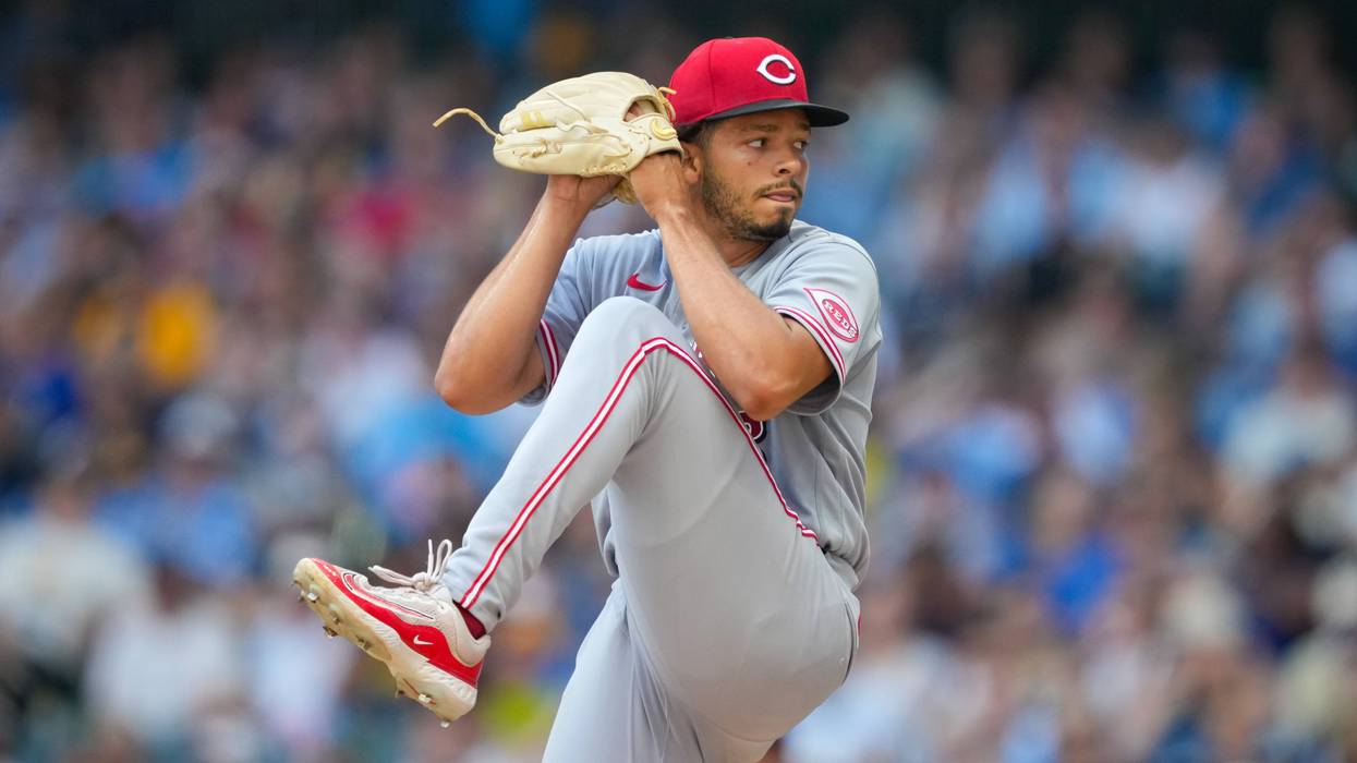 Reds Brewers Baseball 73