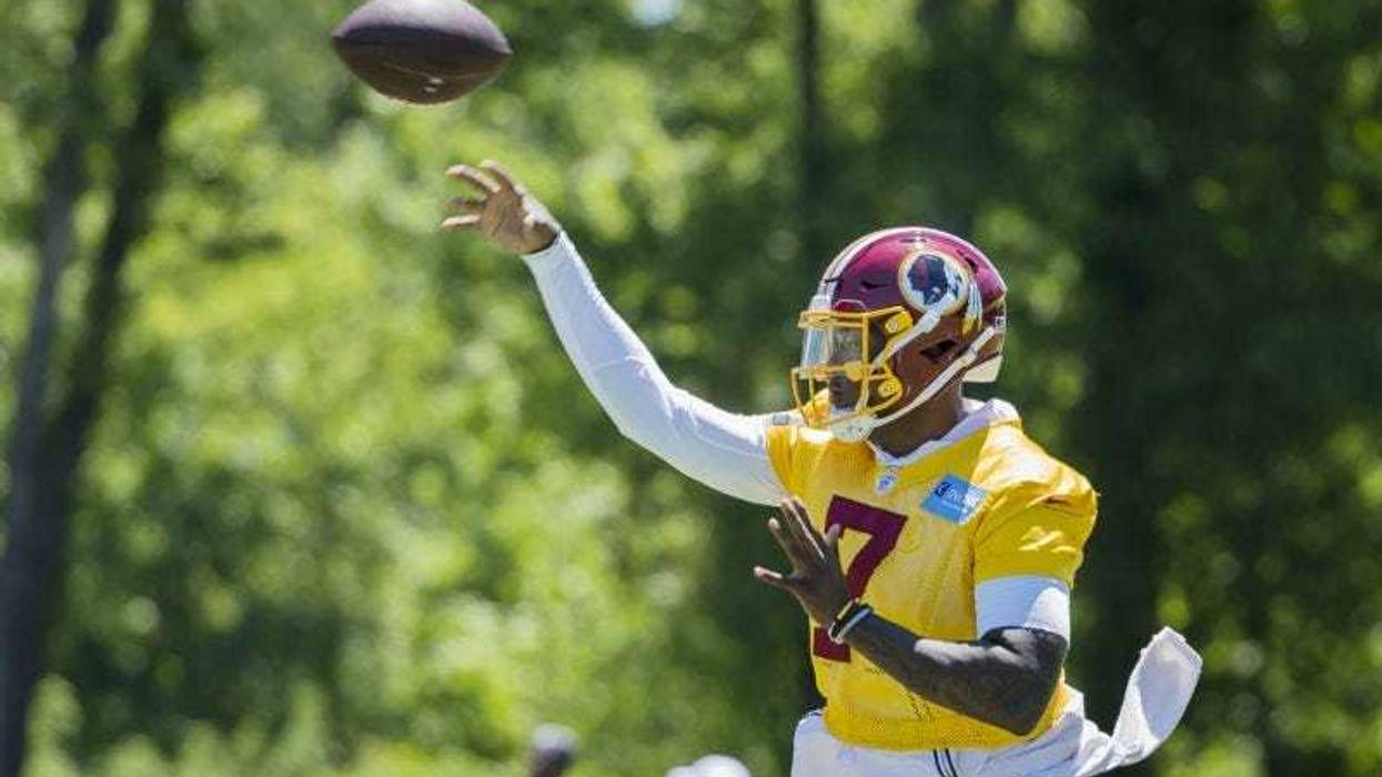 Redskins rookie QB Dwayne Haskins isn't worried about starting Week 1.
