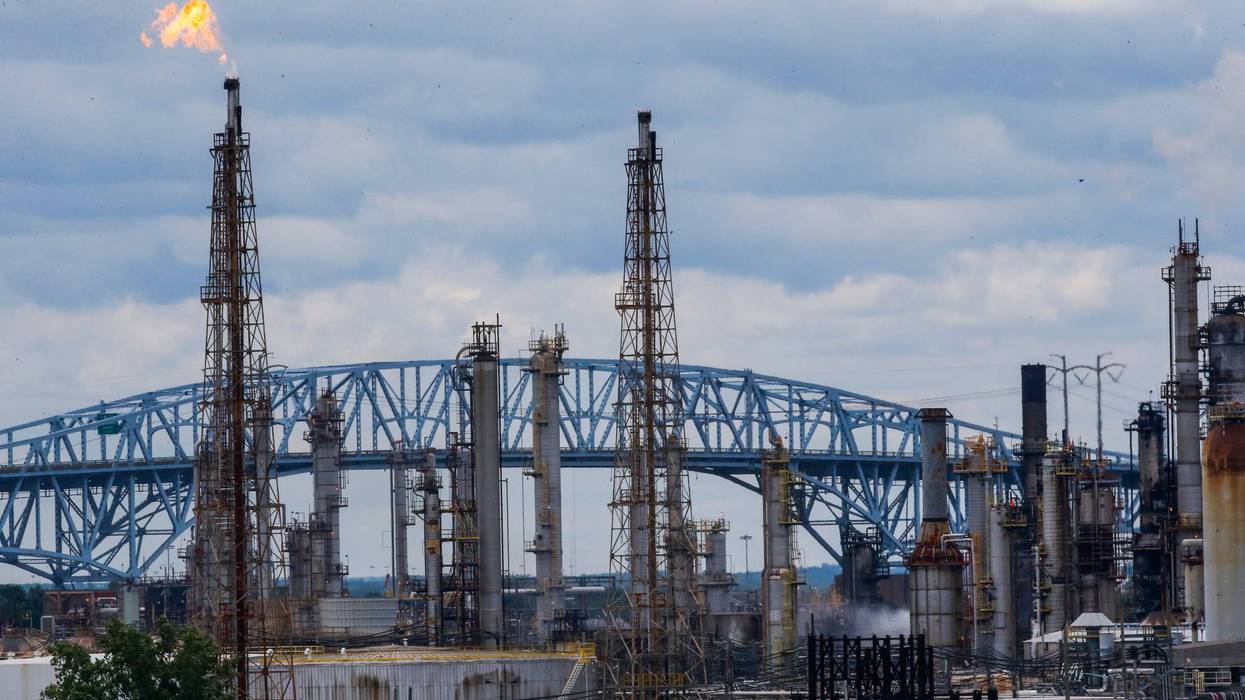 Refinery fire