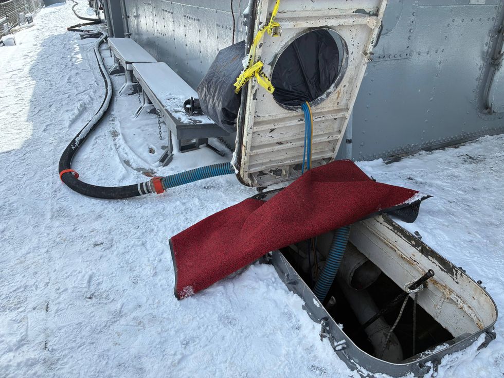 Remediation work on the USS The Sullivans