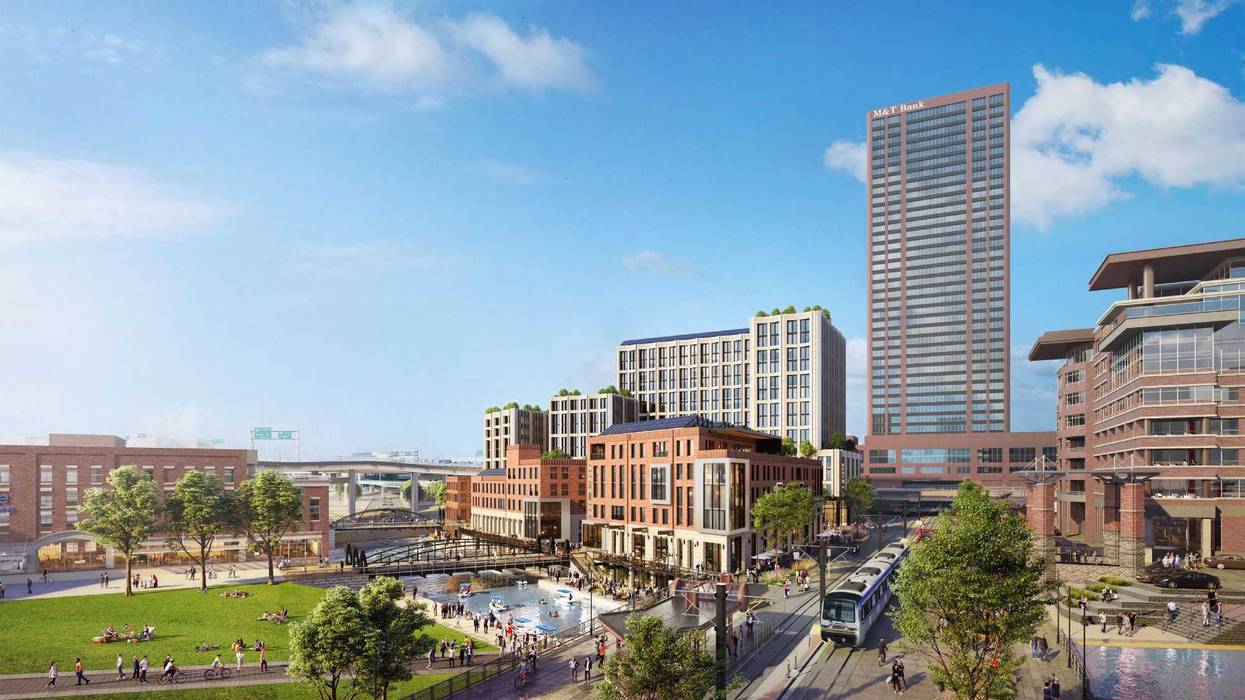 Rendering of Canalside