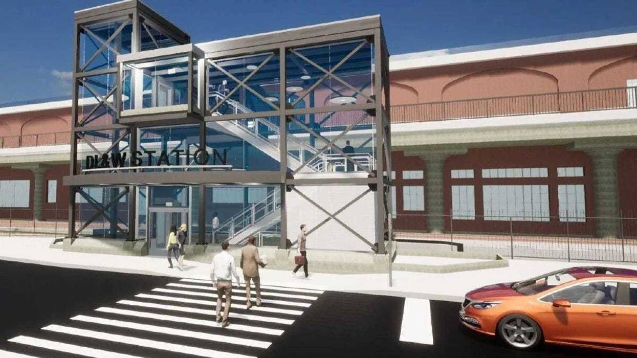 Rendering of DL&W Station