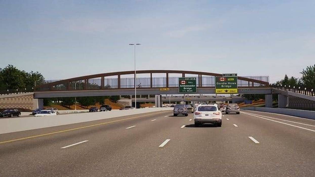 Rendering of Gordie Howe International Bridge