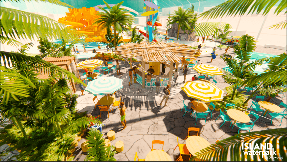 Rendering of ISLAND Waterpark