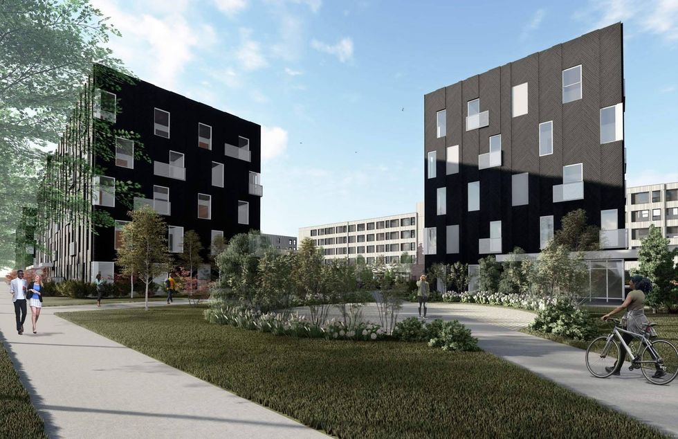 Rendering of Lafayette West Project