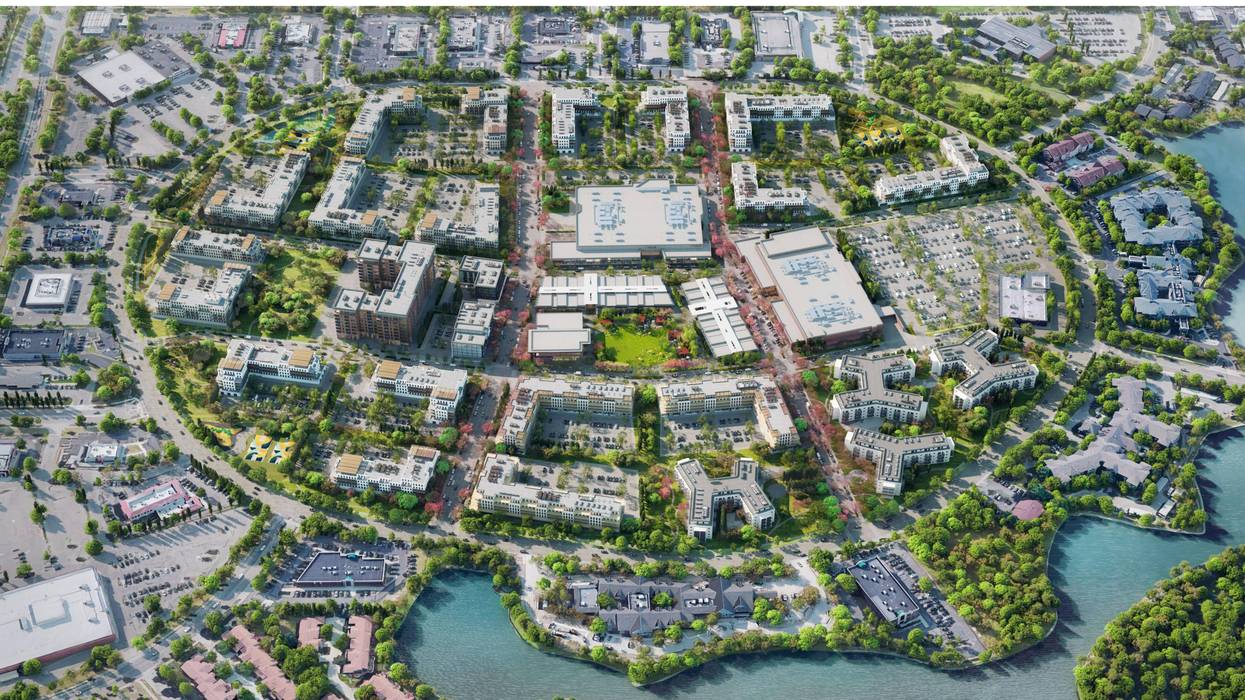 Rendering of Lakeside redevelopment