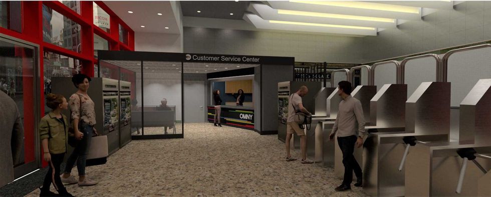 Rendering of MTA
