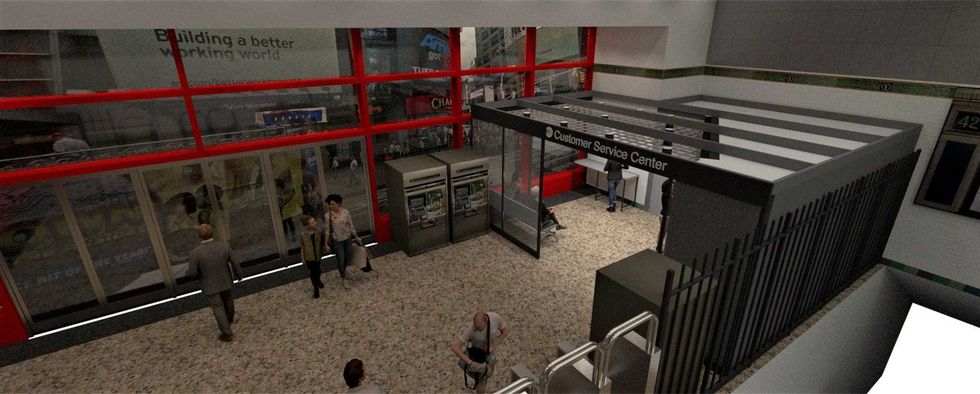 Rendering of MTA