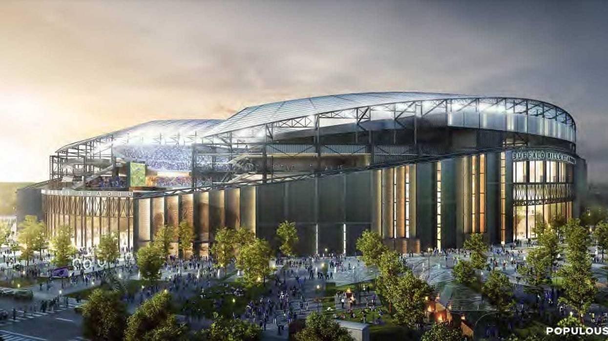 Rendering of new Bills stadium in 2019
